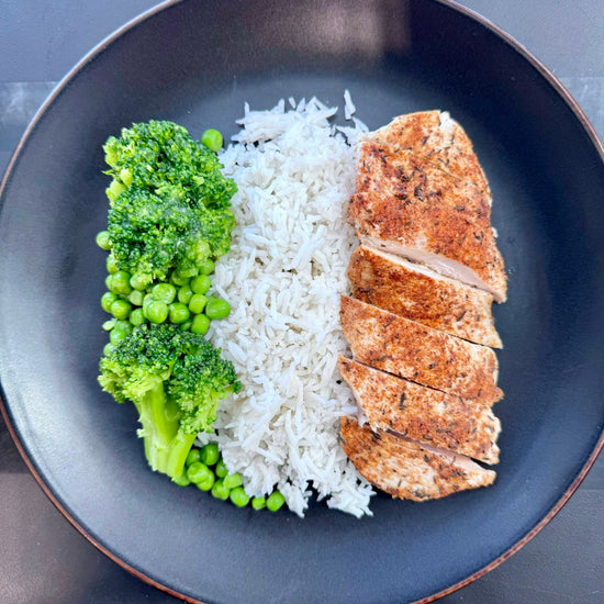 Blackened Chicken + Rice