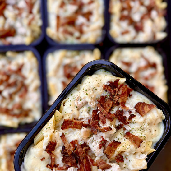 Chicken + Bacon Alfredo Pasta